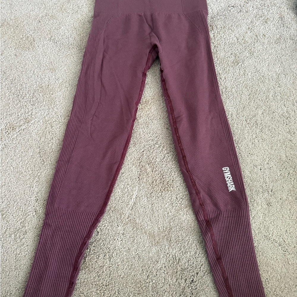 Gymshark Burgundy Leggings